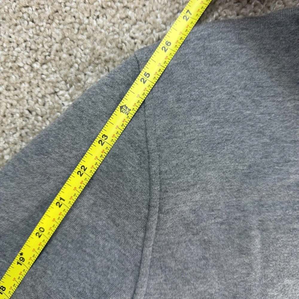 Banana Republic Sweatshirt Mens Large Gray Fleece Pullover Crewneck Sweatshirt